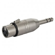 DAP Audio Adapteris XLR Female uz Jack Stereo 6,3mm Niķeļa korpuss DAP Audio Adapteris XLR Female uz Jack Stereo 6,3mm Niķeļa korpuss